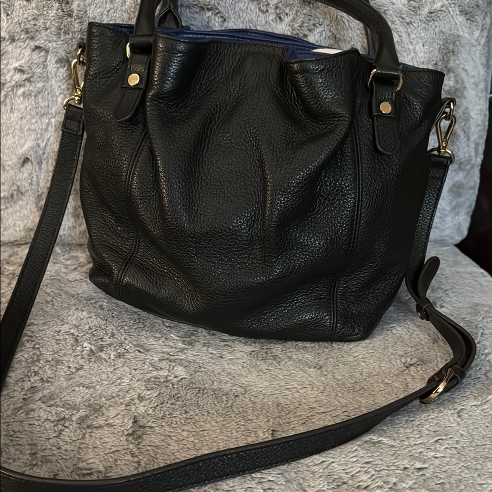 Black Leather Women's Bag